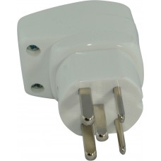 Stecker Warob T25L Einführung vertikal weiss