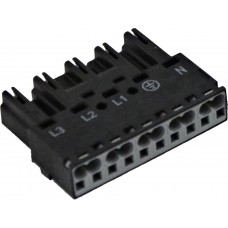 Stecker DOTLUX schwarz ohne Zugentlastungsgehäuse 5-polig nicht dimmbar 3 Phasen
