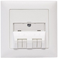 UP-Anschlussdose Dätwyler FTTH 2xKupplung SM LCD/APC