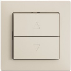 UP-Frontset EDIZIOdue crema für Storentaster/-schalter F