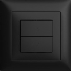 UP-Frontset EDIZIOdue schwarz für Storentaster/-schalter FMI