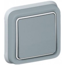 UP-Leuchtwipptaster Legrand Plexo grau NO/1L Orientierung