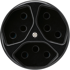 UP-Steckdose basico 3xT13S schwarz A UP-Steckdose basico 3xT13S schwarz A