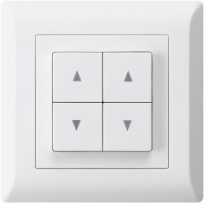 UP-Storentaster Hager kallysto.line weiss mit 4 Funktionstasten