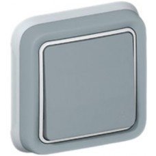 UP-Wippschalter Legrand PLEXO 3/1L grau