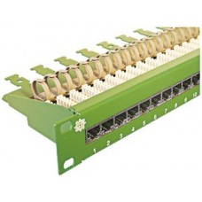 Verteilerplatte RJ45 ITT 30 Buchten grün