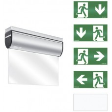 Notleuchte ESYLUX SLD EL LED IR 230V 3W IP40 3h Aluminium Deckenaufbau