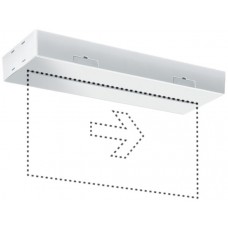 Notleuchte ESYLUX SLX 32 LEDi Display 3h ohne Piktogramm weiss