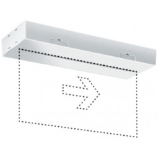 Notleuchte ESYLUX SLX 32 LEDi Display 8h weiss