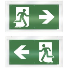 Piktogramm-Scheibe ESYLUX für SLX zweiseitig Pfeil rechts/links
