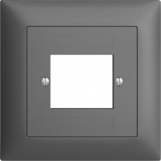Abdeckset EDIZIOdue zu ceconnect dunkelgrau FMI