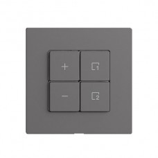Bedienaufsatz zu Dimmer 1K Szene/4T EDIZIOdue Wiser dunkelgrau F Bedienaufsatz zu Dimmer 1K Szene/4T EDIZIOdue Wiser dunkelgrau F