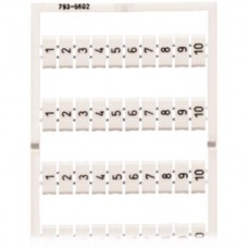 Bezeichnungskarte zu TopJob-S 10x 1-10 weiss
