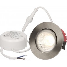 EB-LED-Spot maxLUCE SOLV-IP65 8W 230V DIMMBAR 710lm 930 38° nickel