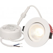 EB-LED-Spot maxLUCE SOLV-IP65 8W 230V DIM 710lm 930 38° weiss