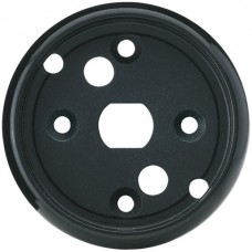 Frontscheibe Hager basico schwarz Ø43mm für Drehdimmer