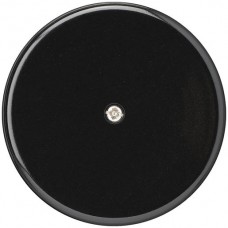 Frontscheibe Hager basico schwarz Ø58mm für Blindabdeckung