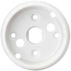 Frontscheibe Hager basico weiss Ø43mm für Drehdimmer