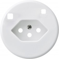 Frontset Hager basico Ø58mm zu Typ 13 FI weiss H