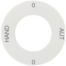 Frontset 0-Aut-0-Hand weiss Hager basico Ø43mm für Schlüsselschalter
