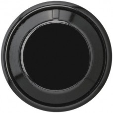 Frontset Hager basico Ø43mm schwarz für Drehdimmer