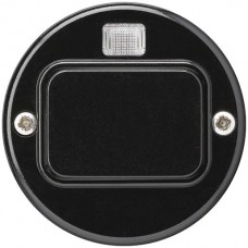 Frontset Hager basico Ø43mm schwarz für Zeitschalter oekoswitch