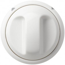 Frontset Hager basico Ø43mm weiss für Storendrehschalter-taster