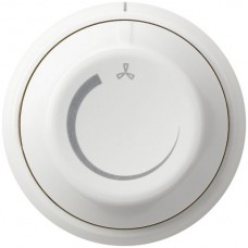 Frontset Hager basico weiss Ø43mm für Drehzahlsteller
