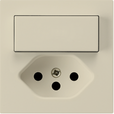 Einsatz zu Kombination Hager kallysto A-R/1P+T13 beige A Einsatz zu Kombination Hager kallysto A-R/1P+T13 beige A