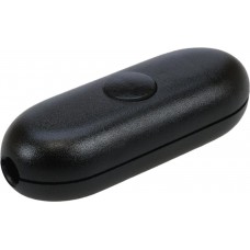 LED-Schnur-Tastdimmer ELBRO schwarz 5-100W/VA 81×32×23mm