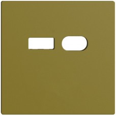 Montageset Feller EDIZIOdue für Steckdose USB 18W Typ A + Typ C olive