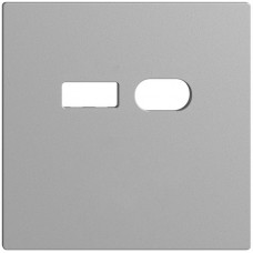 Montageset Feller EDIZIOdue für Steckdose USB 18W Typ A + Typ C silver F