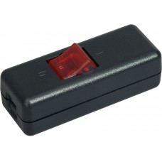 Schnur-Zwischenschalter Elbro 10A 250V schwarz