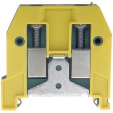 Schutzleiterklemme Woertz 30544/10VEX 10mm² Schraub 8x42x48mm DIN35 grün-gelb