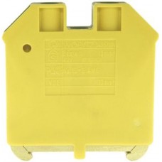 Schutzleiterklemme Woertz 3436/10VEX 10mm² Schraub 11x50.5x52mm DIN35 grün-gelb