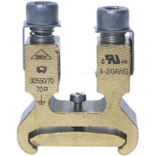 Schutzleiterklemme Woertz 30550/70 70mm² Schraub 19x61.6x48mm DIN35 blank