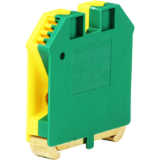 Schutzleiterklemme Woertz 3436/10V 10mm² Schraub 11x50.5x52mm DIN35 grün-gelb