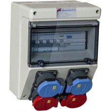 Stromverteiler Demelectric DB20124 40A 2xT23 2xT25 183x237x152mm