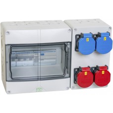 Stromverteiler Demelectric DB20958 40A 2×LS FI 2×T23/T25