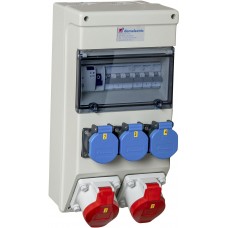 Stromverteiler Demelectric DB22098 40A 4×LS FI 3×T23 1×T75