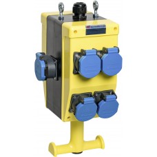 Stromverteiler Demelectric DB25904 16A 1xFI 6xT23 abhängbar
