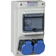 Stromverteiler Demelectric DB33241 16A 1×LS FI 2×T23