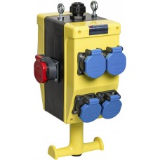 Stromverteiler Demelectric DB34285 16A 1xFI 4xT23 2xT25 1xT75 abhängbar