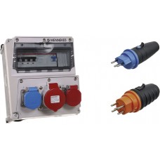 Stromverteiler-Set Mennekes Amaxx-SET mit 1xT13 und 1xT15 IP55