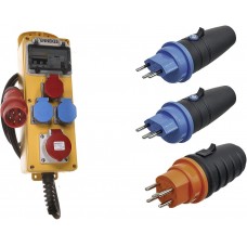 Stromverteiler-Set Mennekes EverGum-SET mit 2xT13 und 1xT15 IP55