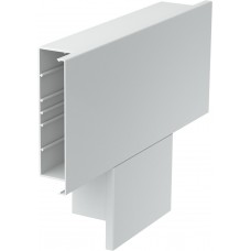 T-Stück BETTERMANN 400×210×80mm PVC hellgrau 7035 - 2 Stück