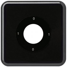 UP-Frontset 0-1-0-1 schwarz basico 86x86mm für Schlüsselschalter