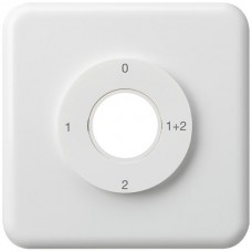 UP-Frontset 0-1-1+2-2 weiss basico 86x86mm für Schlüsselschalter