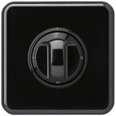 UP-Frontset 0-2-0-1 schwarz basico 86x86mm für Drehschalter