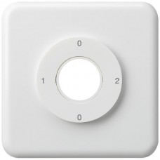 UP-Frontset 0-2-0-1 weiss basico 86x86mm für Schlüsselschalter